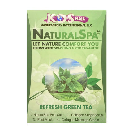 KDS - Pedicure Deluxe  4in1 (Case 88 Boxes) - Refresh Green Tea