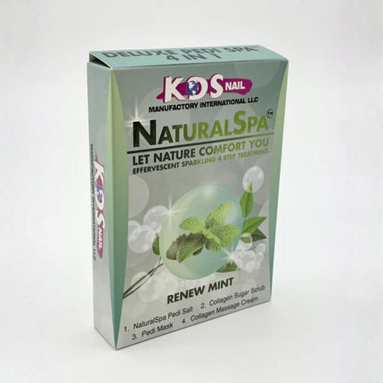 KDS - Pedicure Deluxe  4in1 (Case 88 Boxes) - Renew Mint