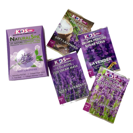 KDS - Pedicure Deluxe  4in1 (Case 88 Boxes) - Soft Lavender