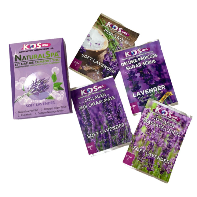 KDS - Pedicure Deluxe  4in1 (Case 88 Boxes) - Soft Lavender