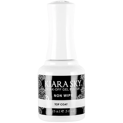 Kiara Sky - Gel Polish Base, Top, Non Wipe Top, Non Wipe Top Rub On