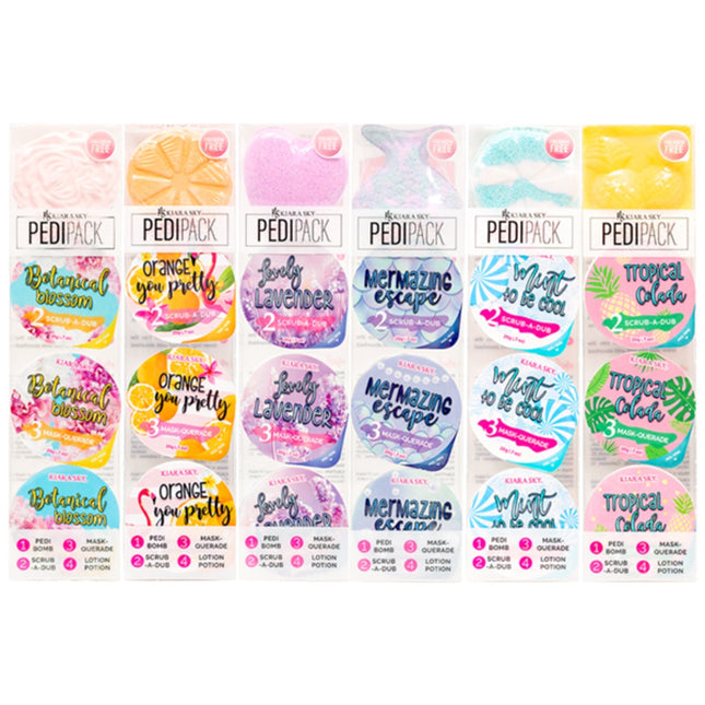 Kiara Sky - PediPack 4 Steps (Many Scents)