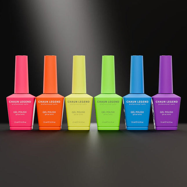 Chaun Legend - Gel Collection 6pcs - Brightest Neons