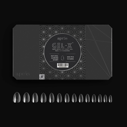 Apres Gel-X Tips 2.0 - NATURAL Almond 600pcs