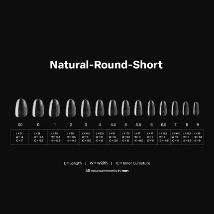 Apres Gel-X Tips 2.0 - NATURAL Round 600pcs