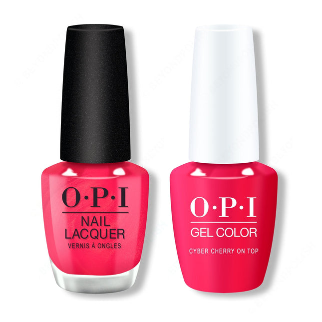 OPI - Gel & Lacquer Duo - Cyber Cherry on Top
