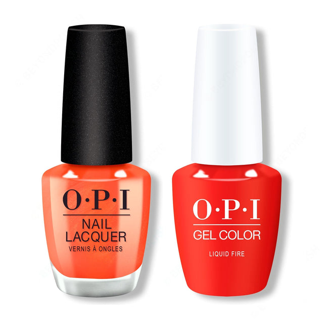 OPI - Gel & Lacquer Duo - Liquid Fire