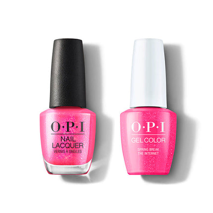 OPI - Gel & Lacquer Duo - Spring Break The Internet