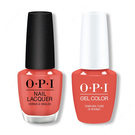 OPI - Gel & Lacquer Duo - Tempura-ture is Rising!