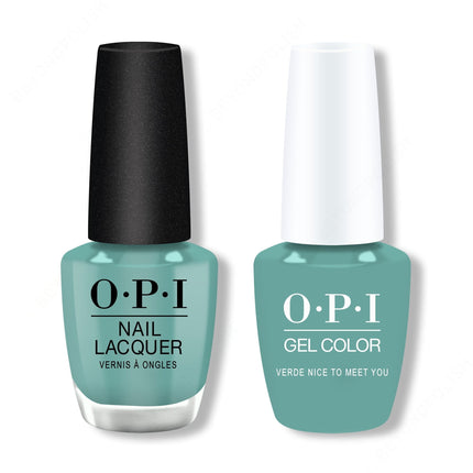 OPI - Gel & Lacquer Duo - Verde Nice To Meet You