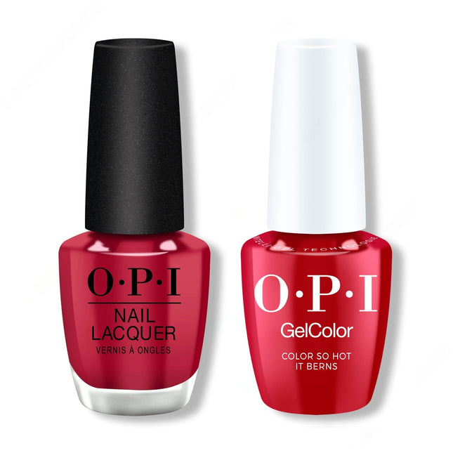 OPI - Intelli-Gel & Lacquer Duo - Color So Hot It Berns