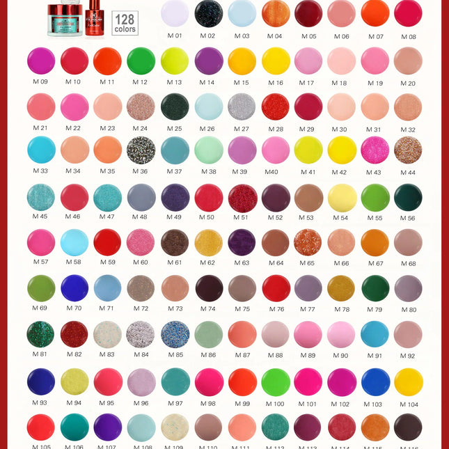 Notpolish - M Powder Collection (#M71 - #M128)