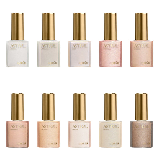 Apres - Astral Gel Couleur Set 10pcs - Pearlescent (#P01 - #P10)