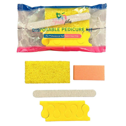 TNM - Beauty Plus Pedicure Kit With Toes (Case 200pcs)
