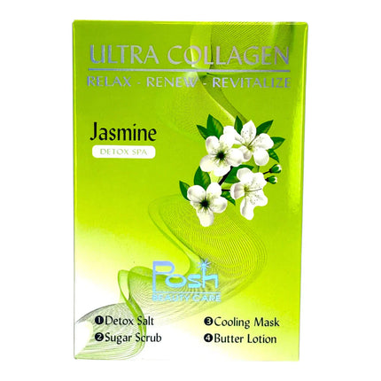 Posh Ultra Collagen 4-in-1 Pedicure/Manicure Kit - Jasmine (50pcs/case)