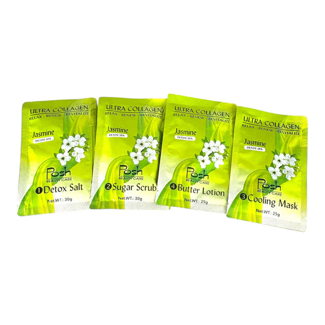 Posh Ultra Collagen 4-in-1 Pedicure/Manicure Kit - Jasmine (50pcs/case)