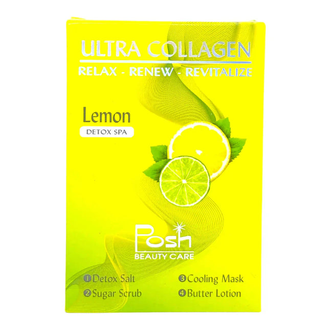 Posh Ultra Collagen 4-in-1 Pedicure/Manicure Kit - Lemon (50pcs/case)