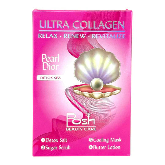 Posh Ultra Collagen 4-in-1 Pedicure/Manicure Kit - Pearl Dior (50pcs/case)