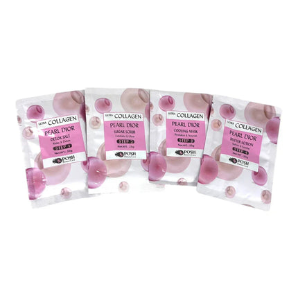 Posh Ultra Collagen 4-in-1 Pedicure/Manicure Kit - Pearl Dior (50pcs/case)
