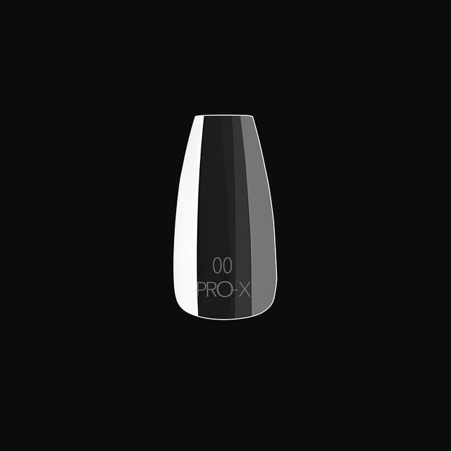 iGel PRO-X Soft Gel Nail Tips 14 - Natural Coffin Medium (600 pcs)