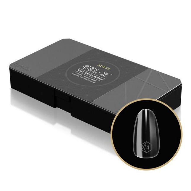 Apres - Gel X Tips Box: Natural Coffin (XS, S, M, L)