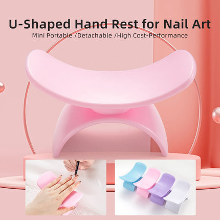 Stable U-Shaped Nail Art Hand Rest Pillow