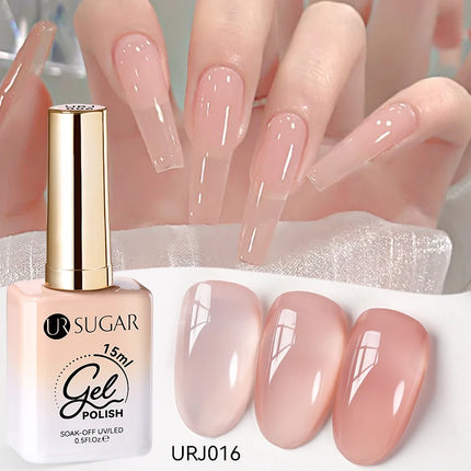 Jelly Gel Polish – Translucent Sheer Nail Gel