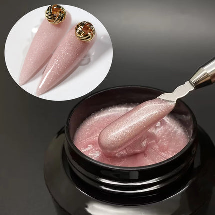 50ml Milky Pink & White Builder Gel for Extensions