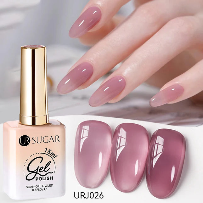 Jelly Gel Polish – Translucent Sheer Nail Gel