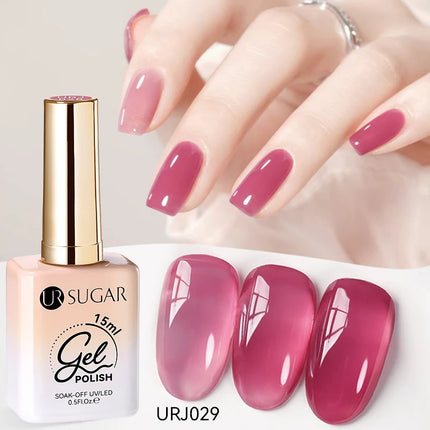 Jelly Gel Polish – Translucent Sheer Nail Gel