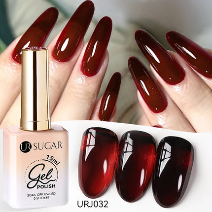 Jelly Gel Polish – Translucent Sheer Nail Gel