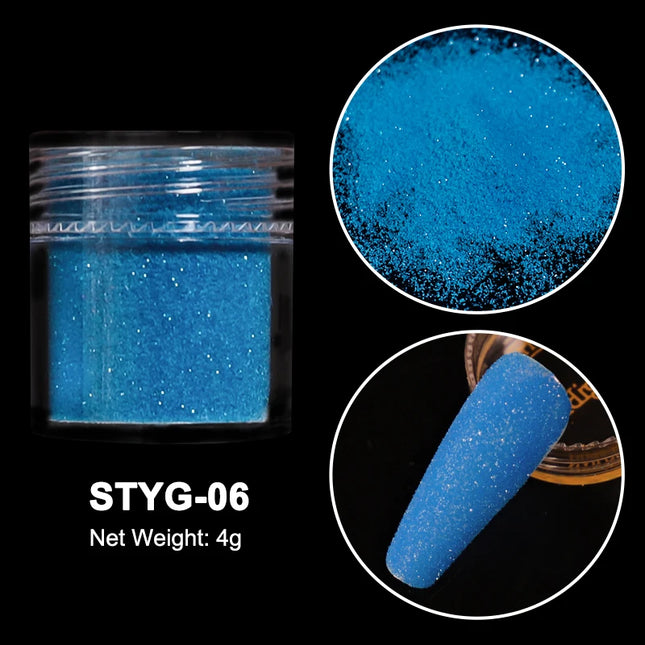 Sugar Nail Art Glitter Powder