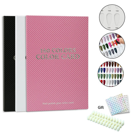 Professional Gel Nail Color Chart Book