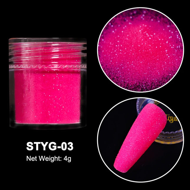 Sugar Nail Art Glitter Powder