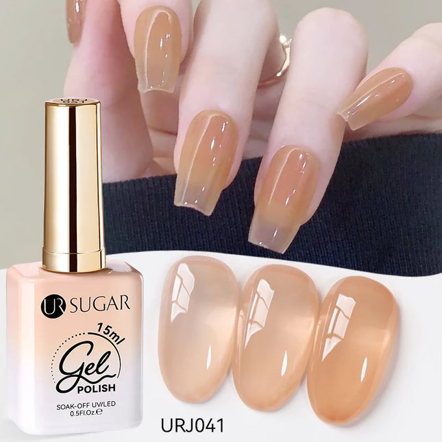 Jelly Nude Translucent Soak-Off Gel Polish
