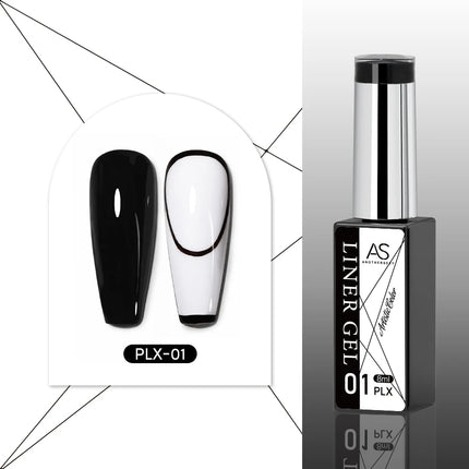 24-Color AS Gel Liner Polish for Nail Art