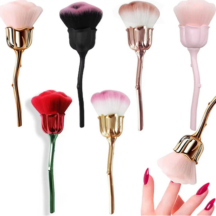 Rose Nail Art Cleaning Brush
