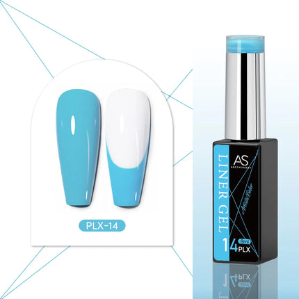 24-Color AS Gel Liner Polish for Nail Art