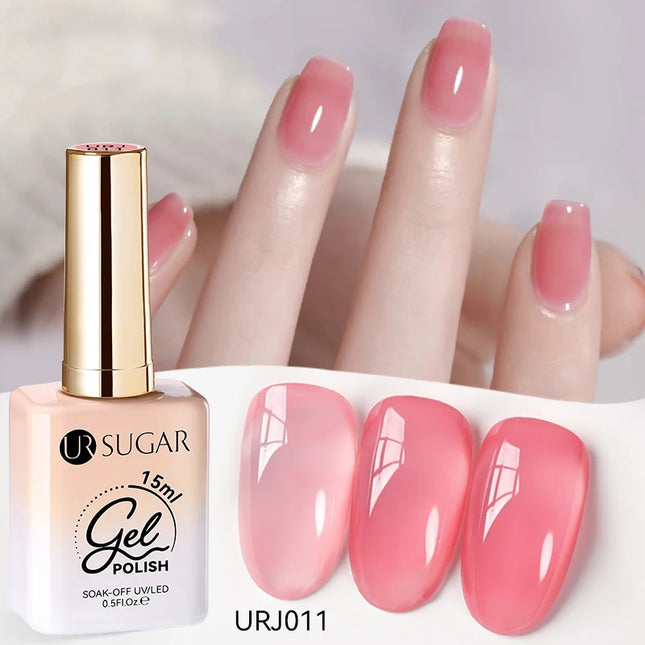 Jelly Nude Translucent Soak-Off Gel Polish