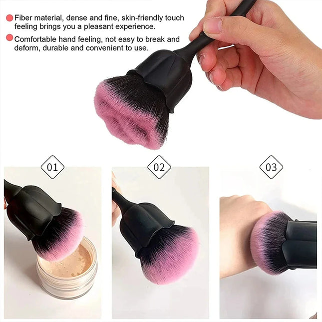 Rose Nail Art Cleaning Brush