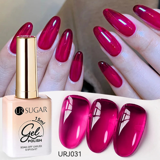 Jelly Gel Polish – Translucent Sheer Nail Gel