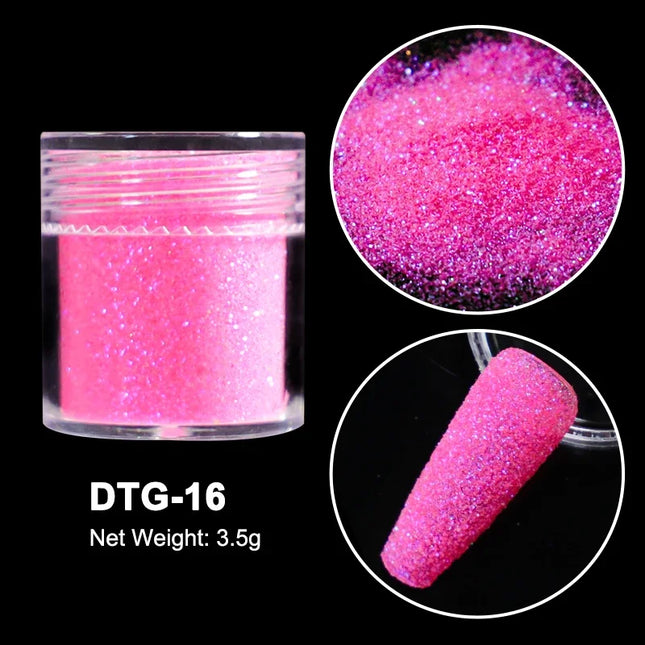 Sugar Nail Art Glitter Powder