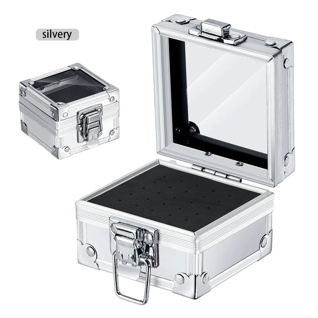 Professional 25-Hole Nail Drill Bit Organizer