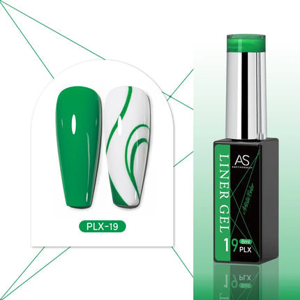 24-Color AS Gel Liner Polish for Nail Art