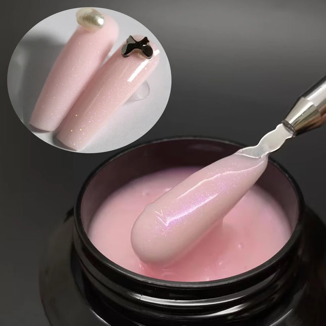 50ml Milky Pink & White Builder Gel for Extensions