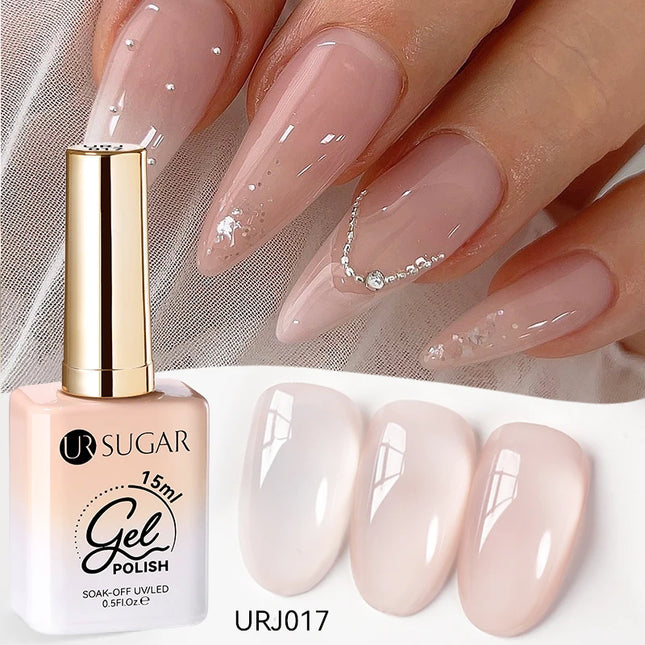 Jelly Gel Polish – Translucent Sheer Nail Gel