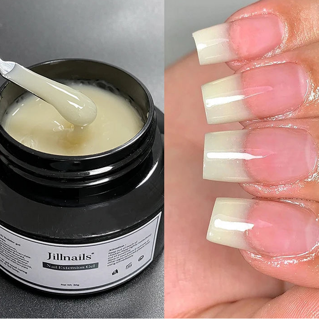 50ml Milky Pink & White Builder Gel for Extensions