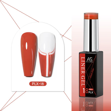 24-Color AS Gel Liner Polish for Nail Art