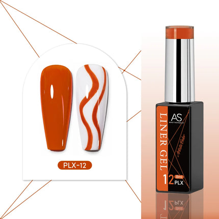 24-Color AS Gel Liner Polish for Nail Art