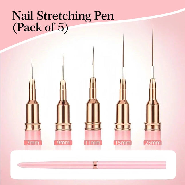 5pcs Nail Art Liner Brush Set